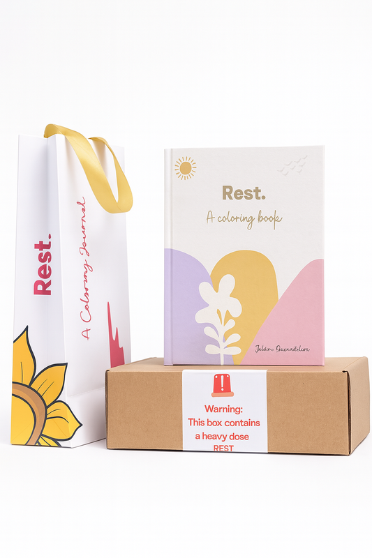 Rest - A Coloring Journal (A Journal + Coloring Book)